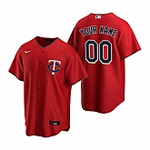 Minnesota Twins Customized Nike Red Stitched MLB Cool Base Jersey,baseball caps,new era cap wholesale,wholesale hats